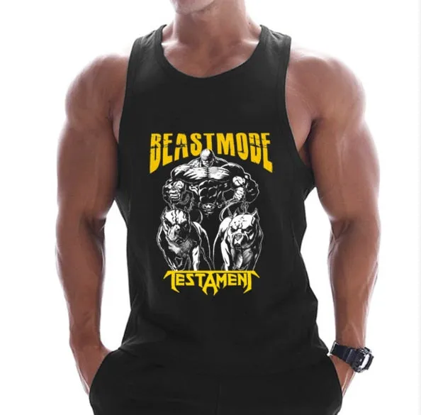 2019 new gyms clothing cotton bodybuilding tank top bodybuilder mens ropa hombre tops singlet erkek sleeveless singlet men