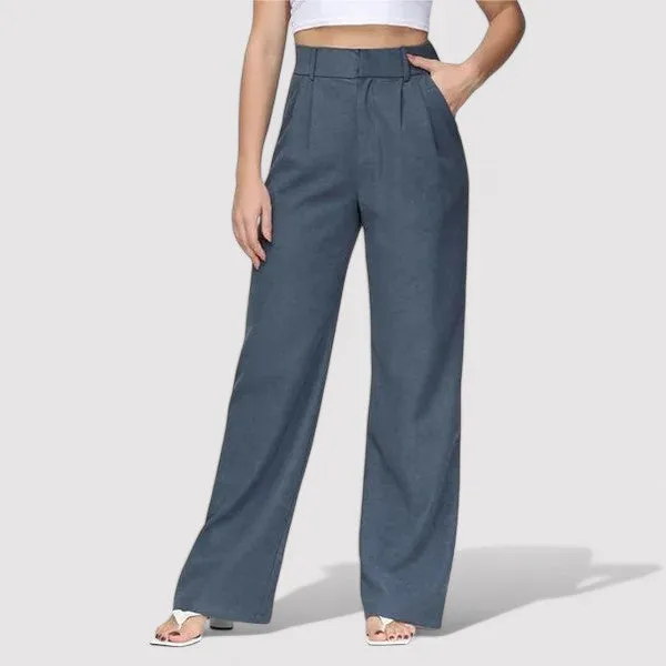 Ancien | Women's High-Waisted Flared Trousers