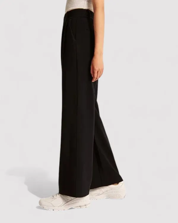 Ancien | Women's High-Waisted Flared Trousers