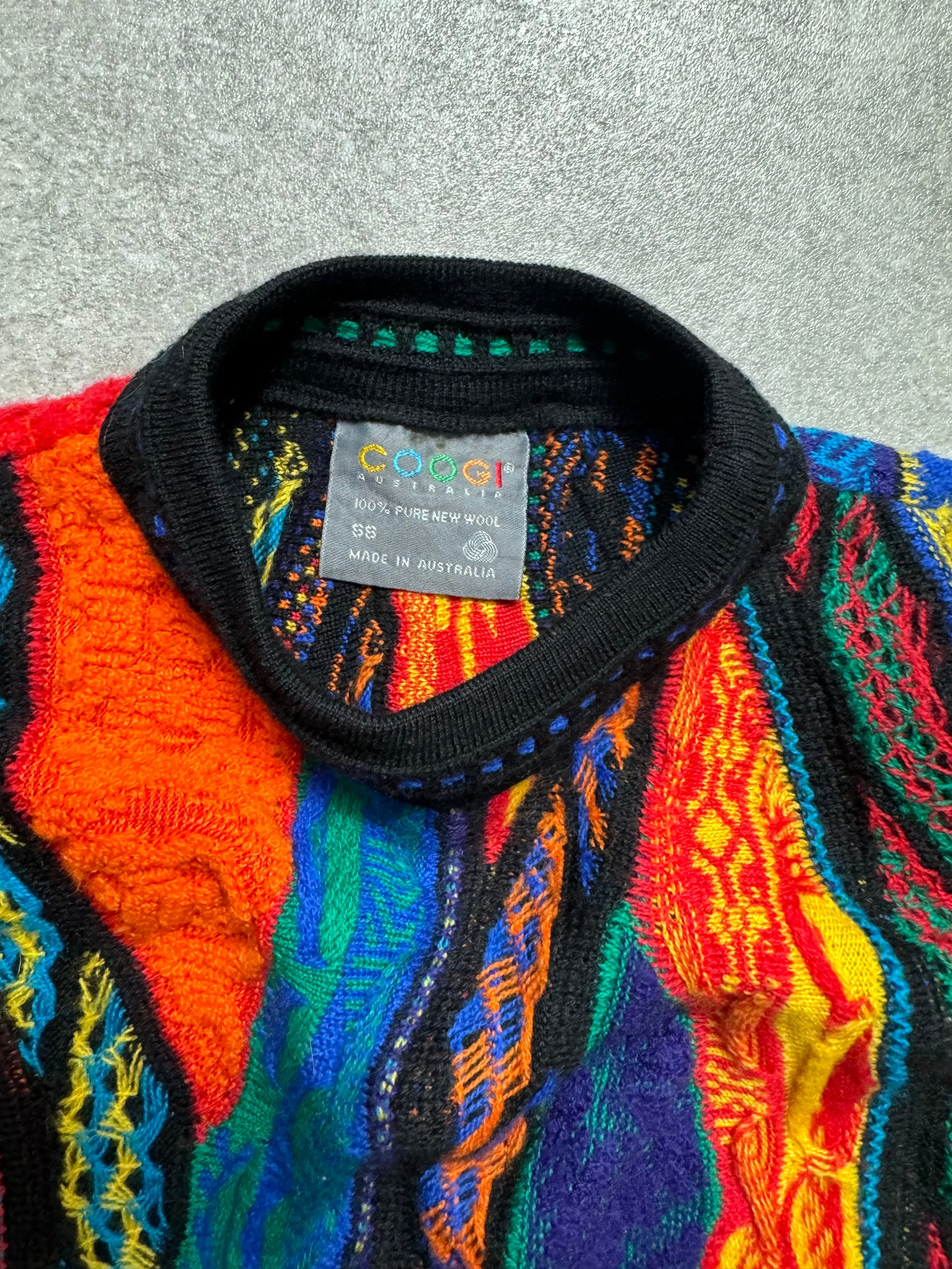 Coogi 90s Multi Crewneck Knit