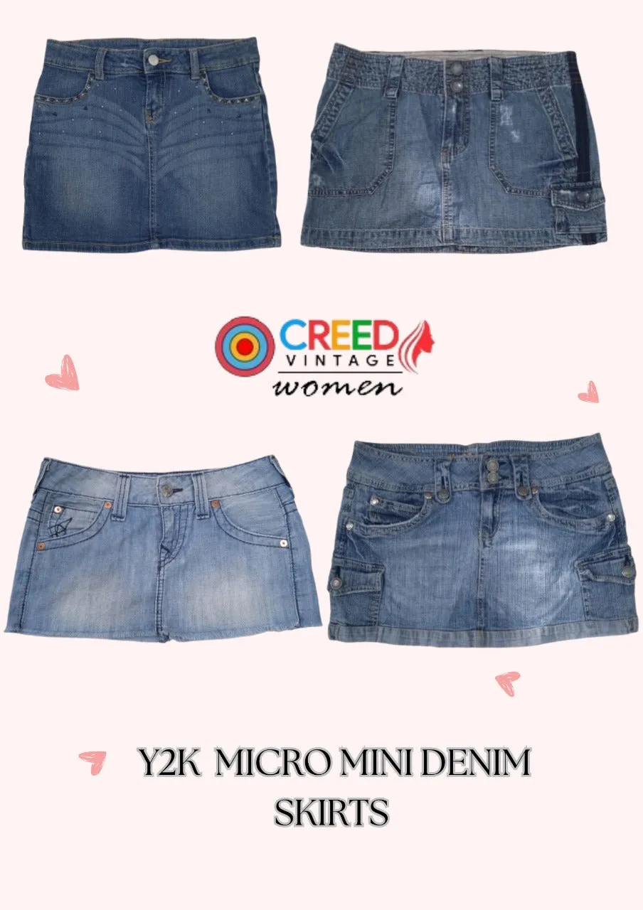 CR2841 Y2K Micro Mini Skirts - 10 Pcs