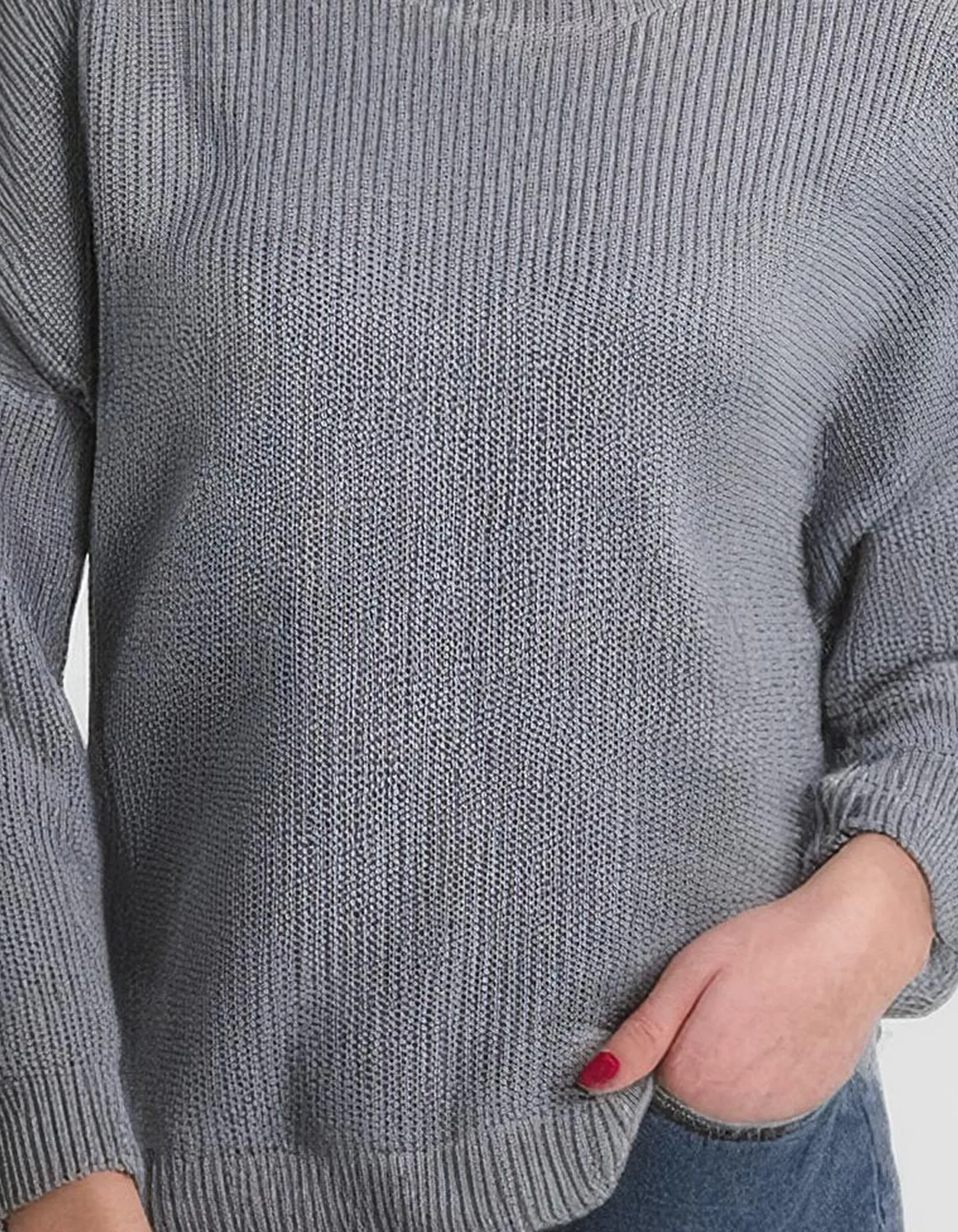 Dark Grey Crewneck Sweater