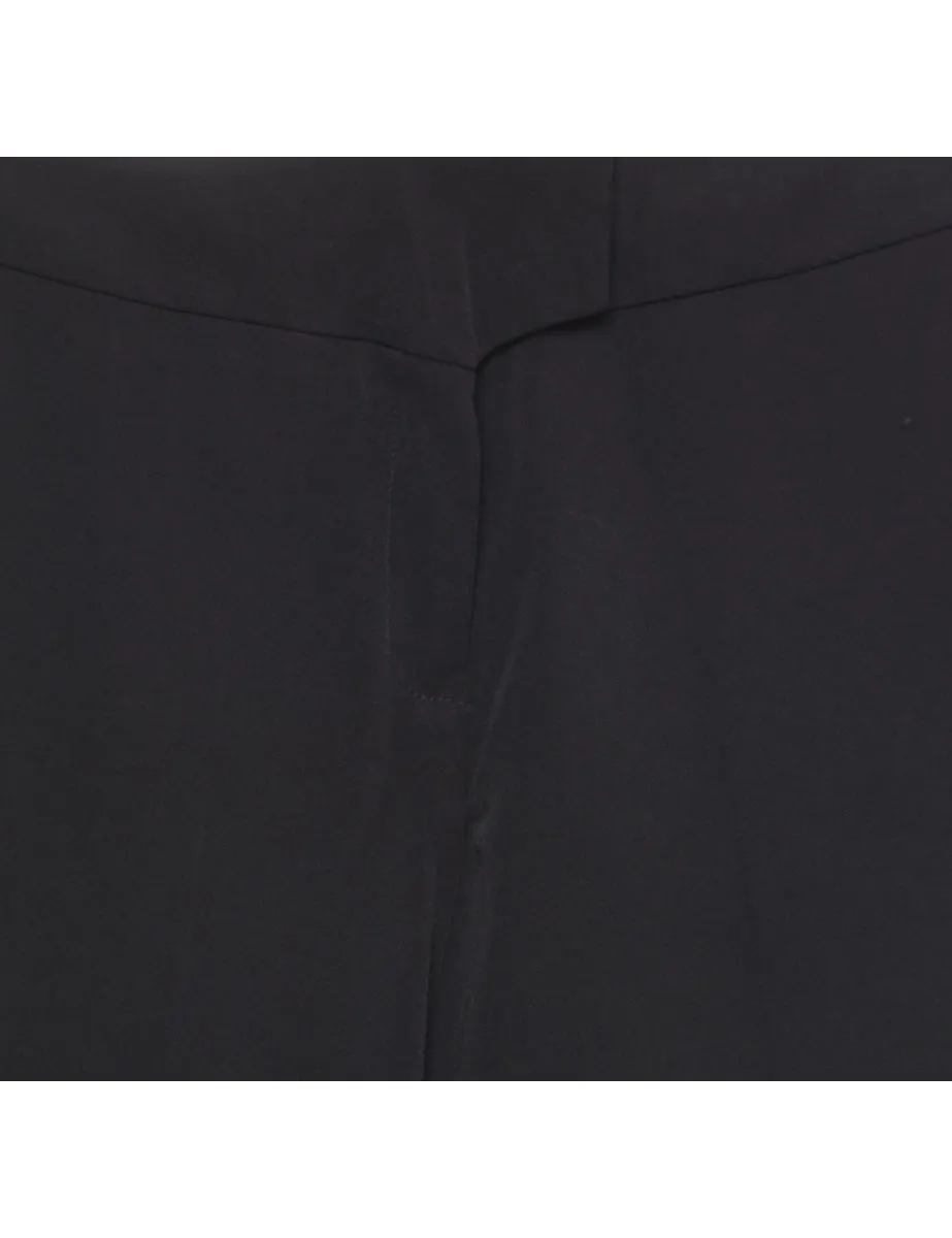 Flared Leg Black Trousers - W30 L31