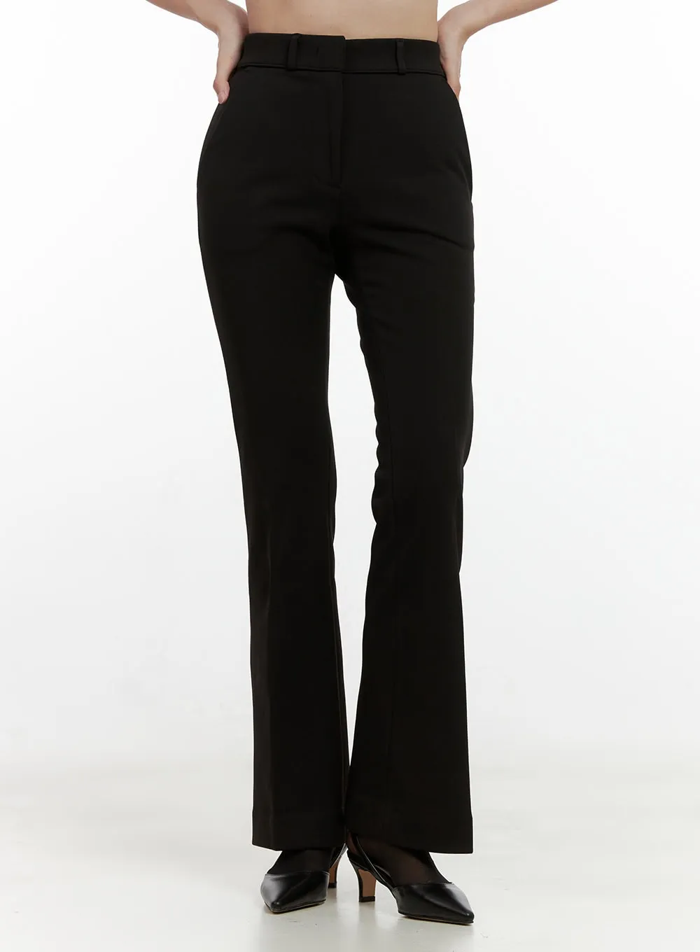 Flared Warm Trousers ON408