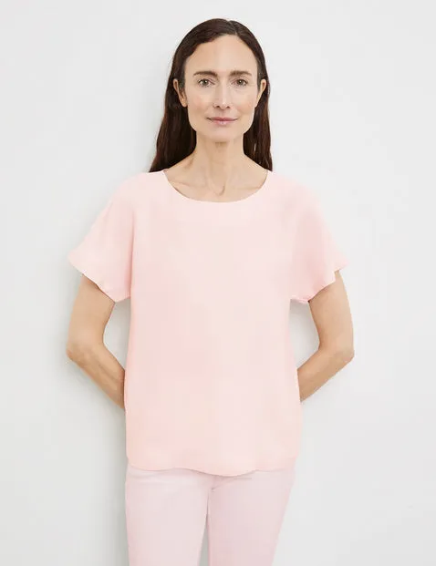 GERRY WEBER <BR>
Casual Viscose Top <BR>
Blush <BR>