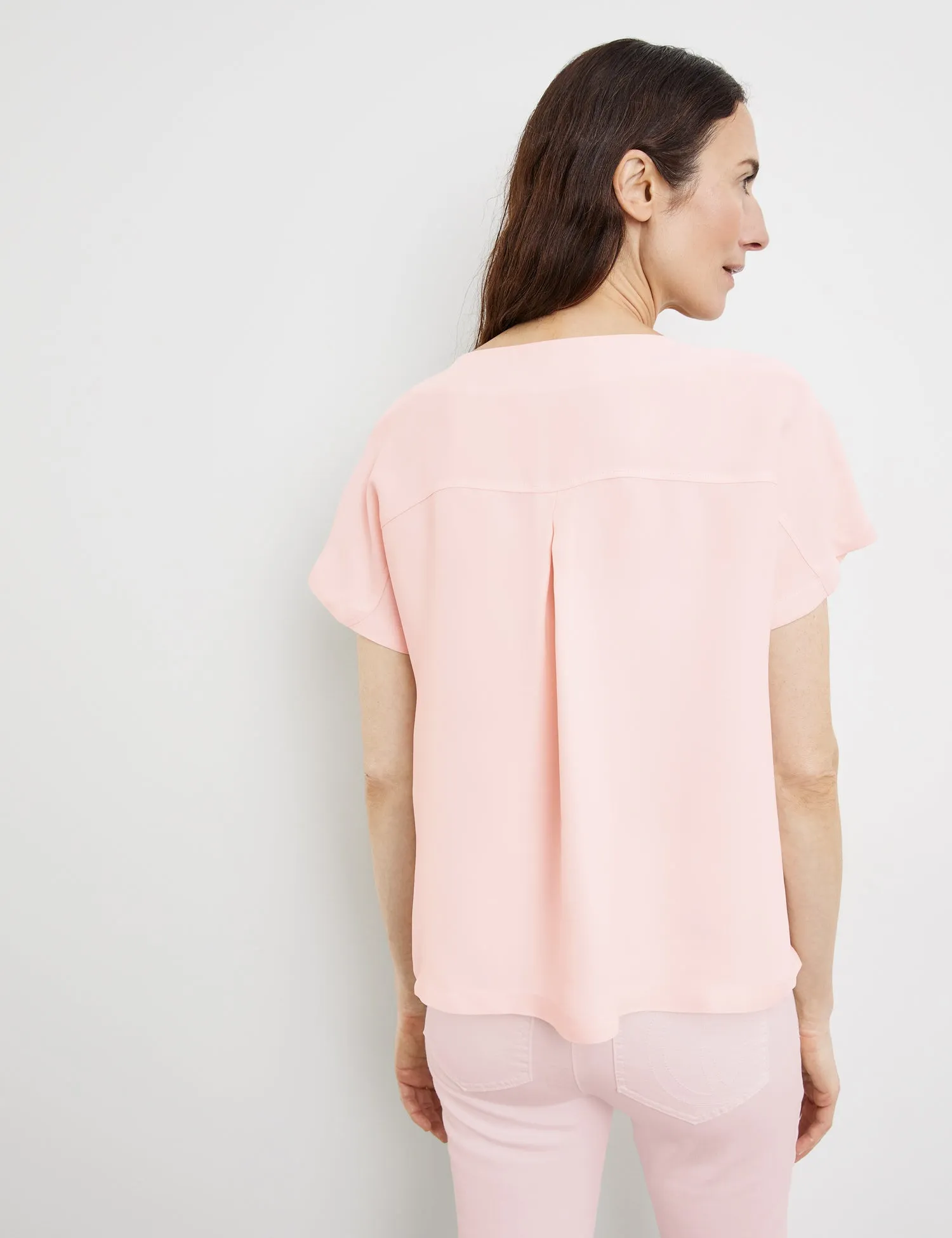 GERRY WEBER <BR>
Casual Viscose Top <BR>
Blush <BR>