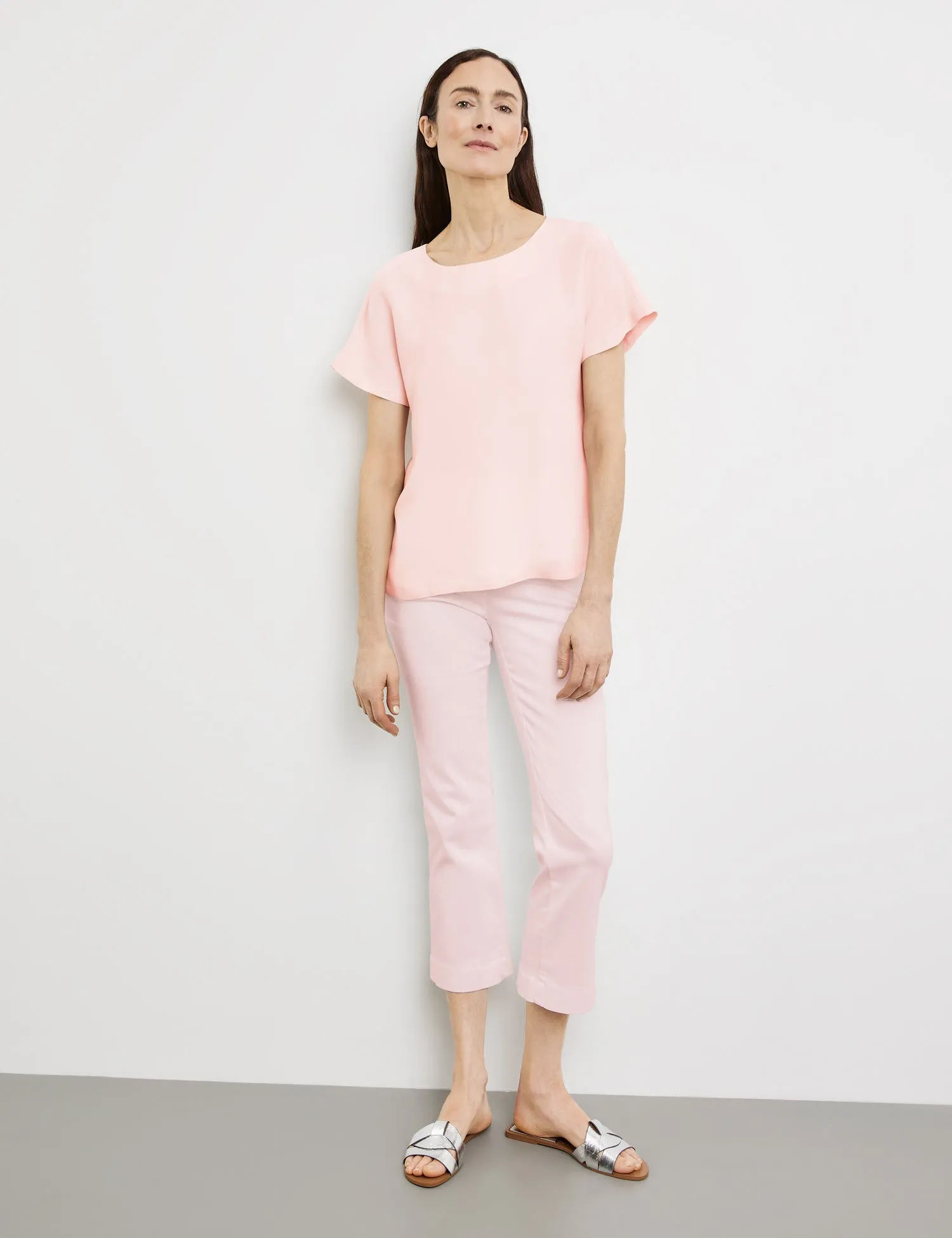 GERRY WEBER <BR>
Casual Viscose Top <BR>
Blush <BR>