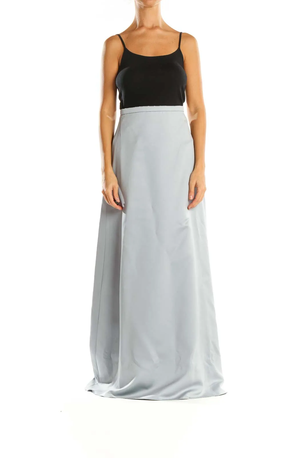 Gray Maxi Skirt