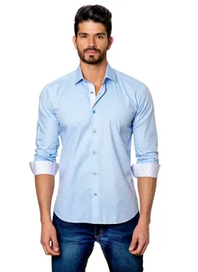 Jared Lang Men's Light Blue Dress Shirt