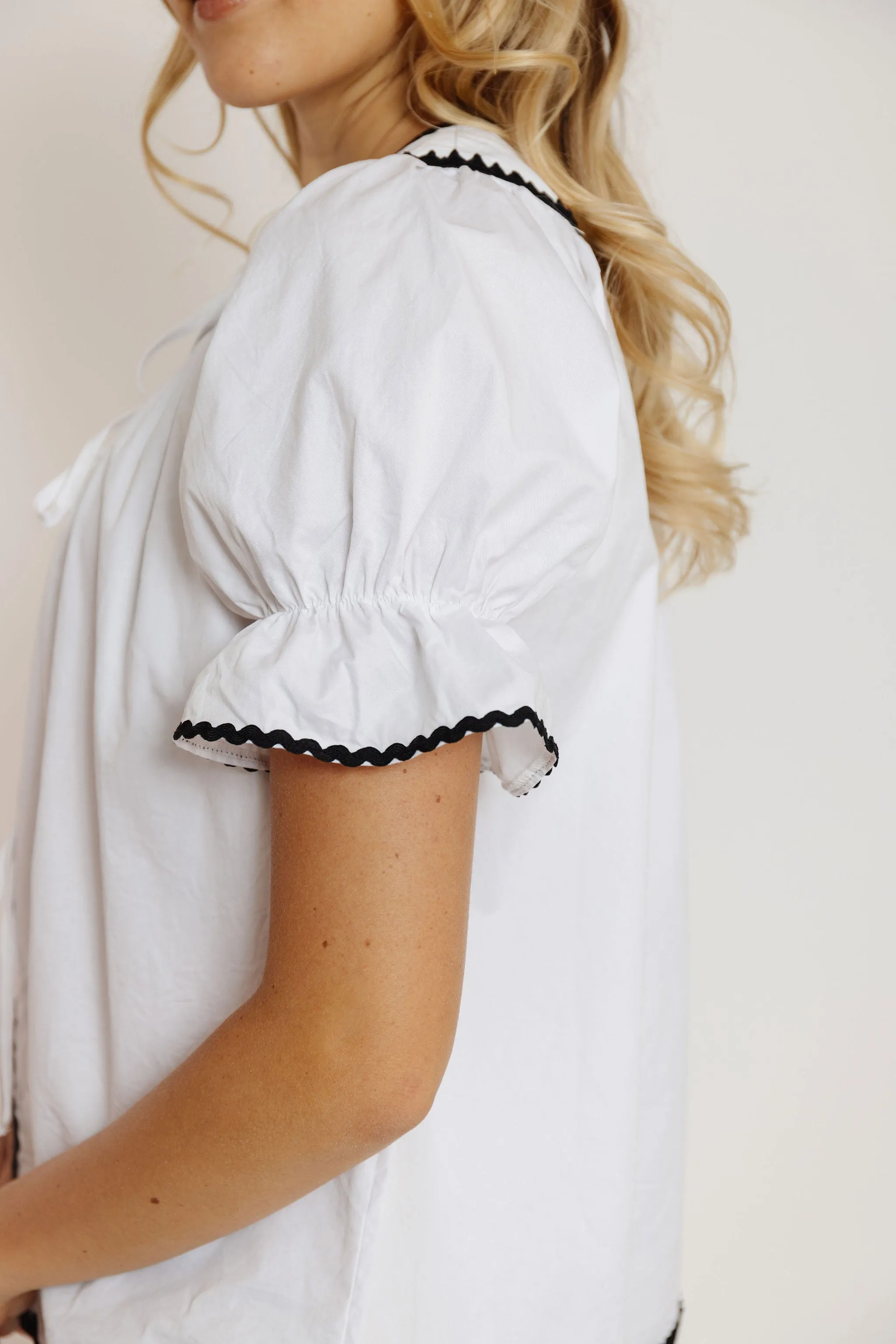 Jenna Blouse in Ivory