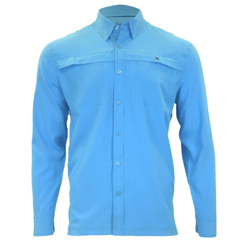 Long Sleeve Solid Lifestyle Button Down w/ REPEL-X (Discontinued)