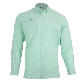 Long Sleeve Solid Lifestyle Button Down w/ REPEL-X (Discontinued)