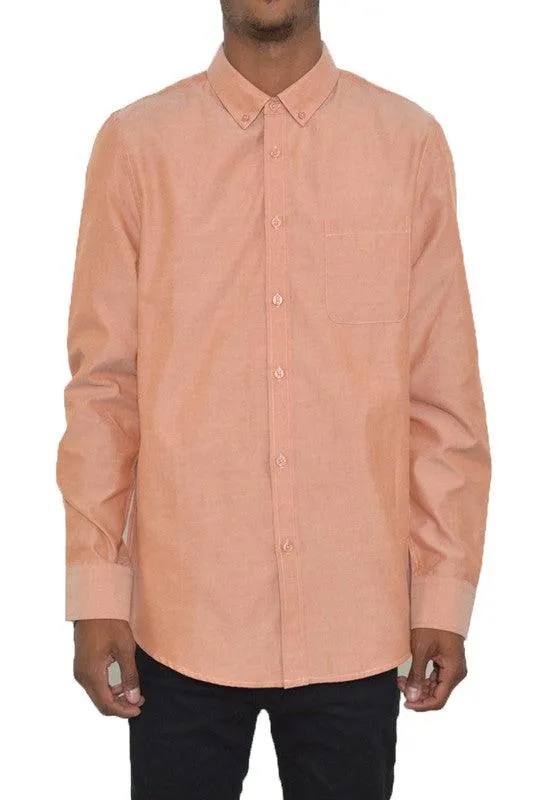 Mens Classic Casual Long Sleeve Shirts