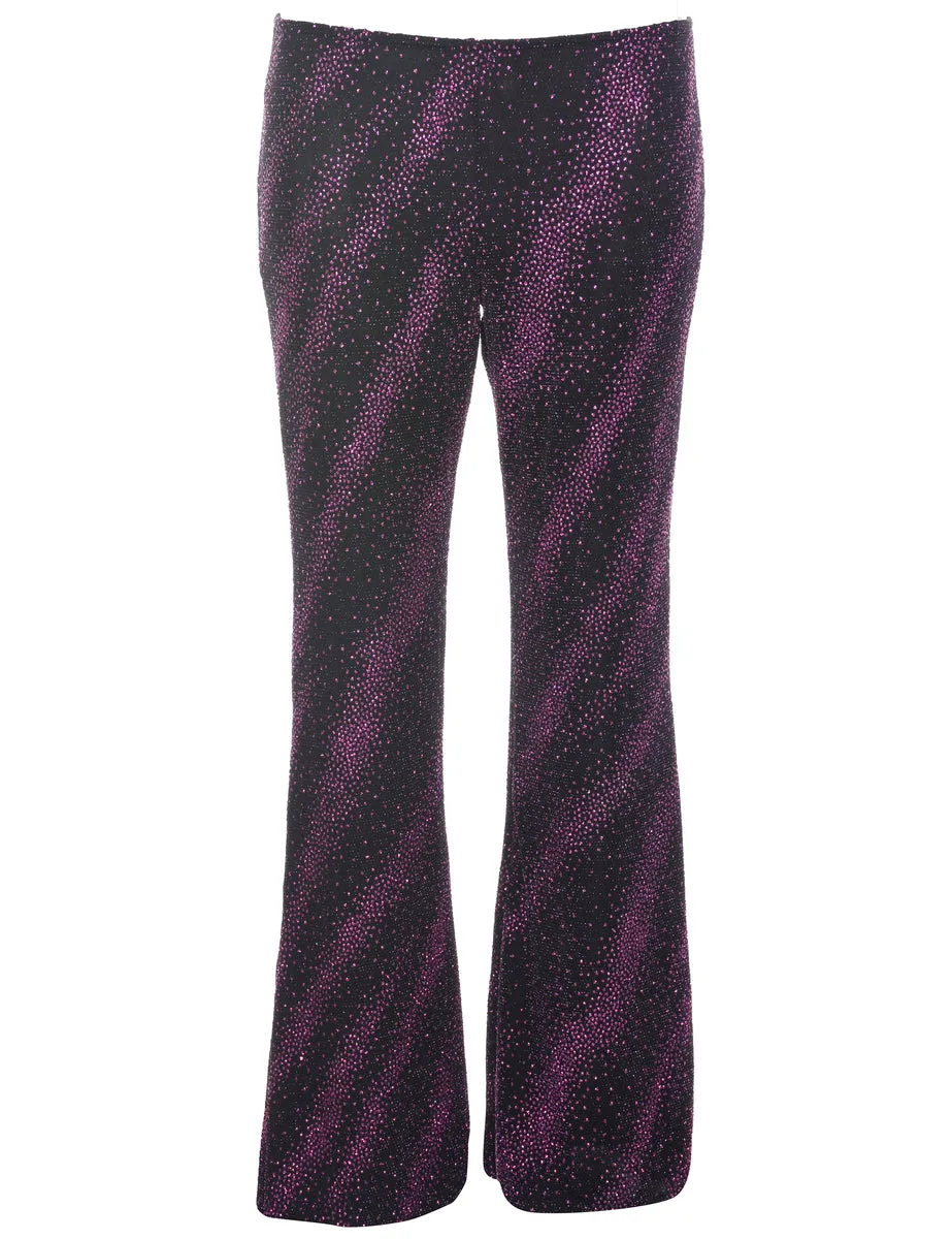 Metallic Pattern Trousers - W20 L30