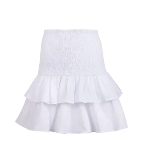 Nafsika Smocked Short Skirt