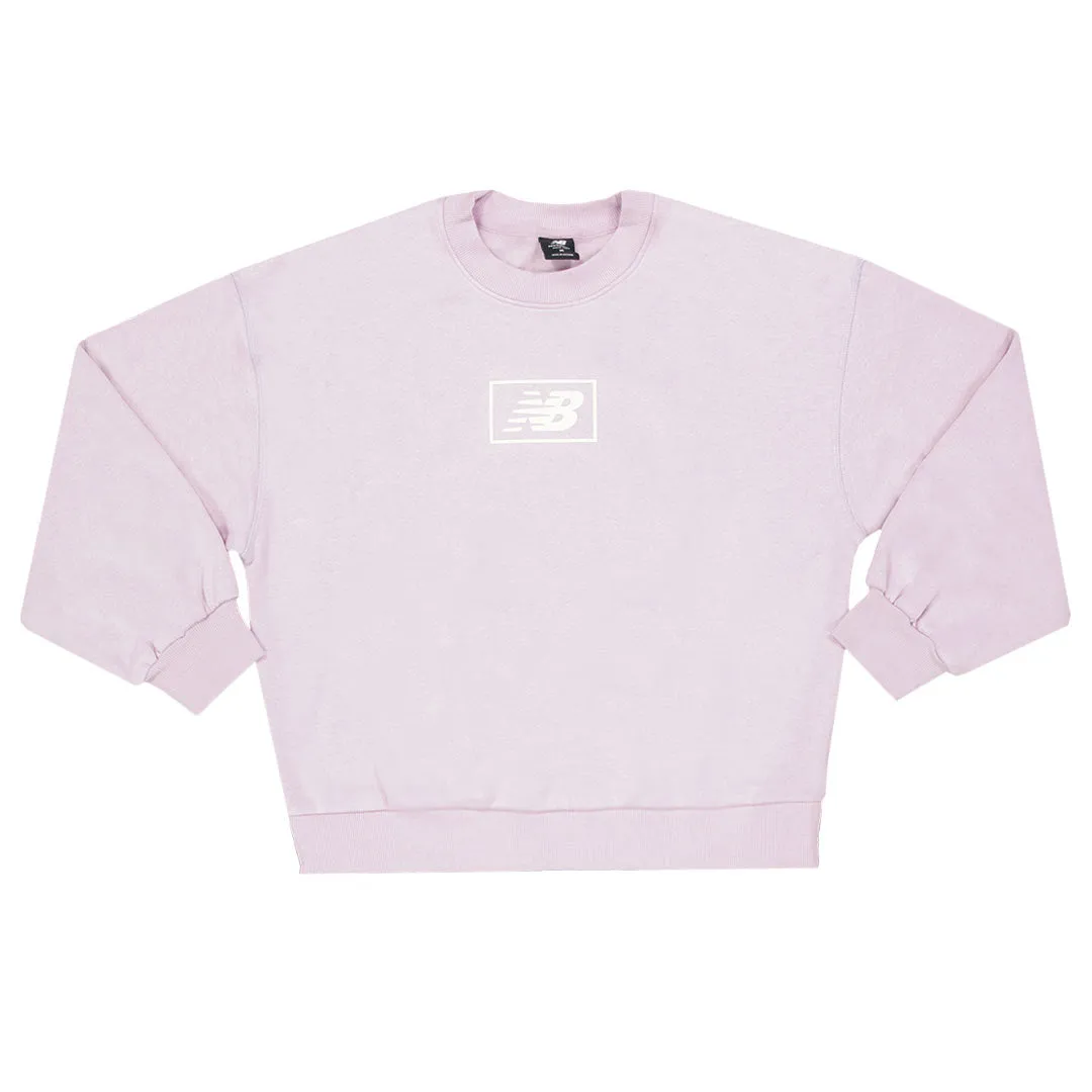 New Balance - Women's Brushed  Back Crew Sweatshirt (WT33528 DMY)