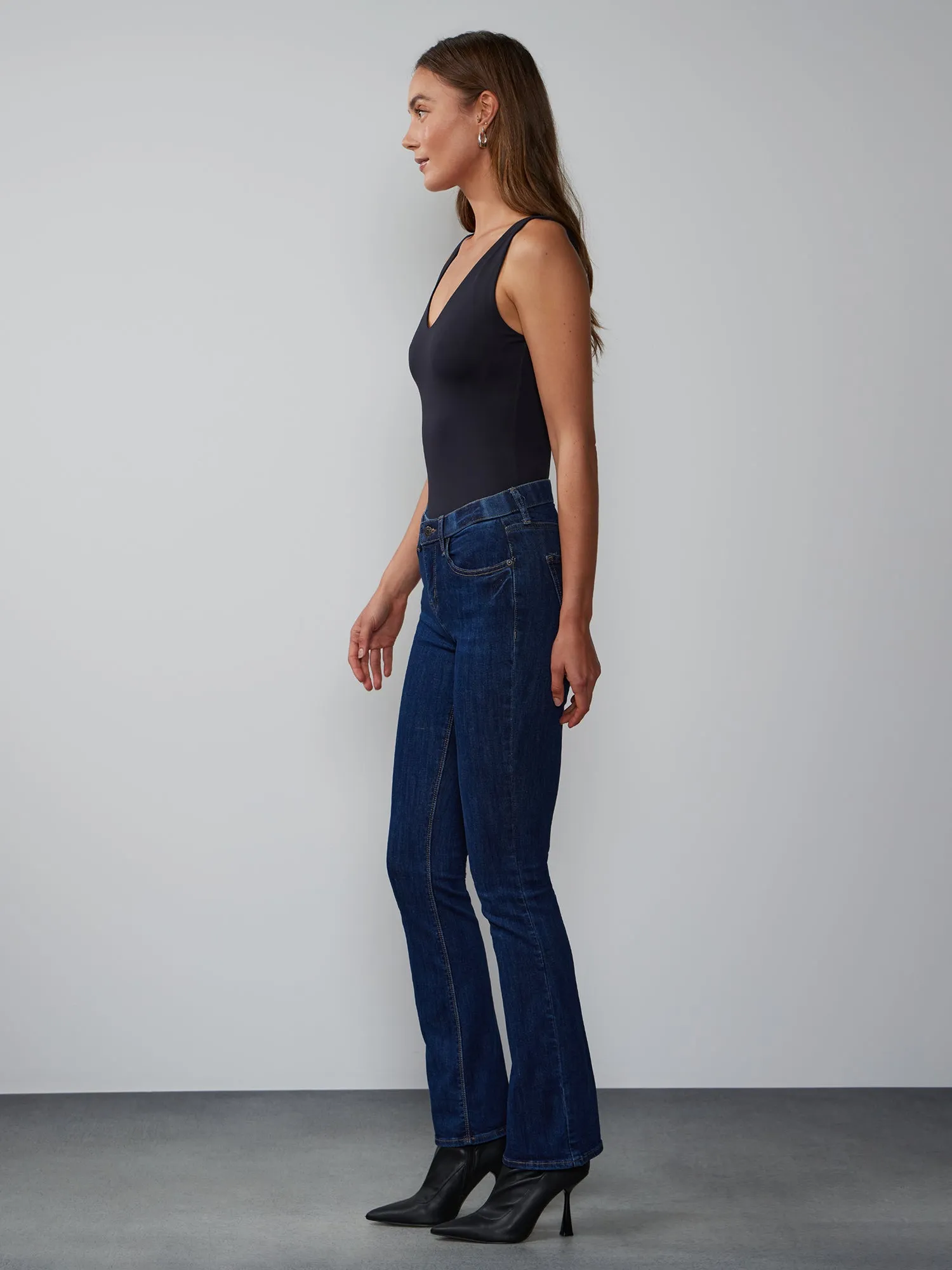 Petite Essential Mid Rise Bootcut Jeans