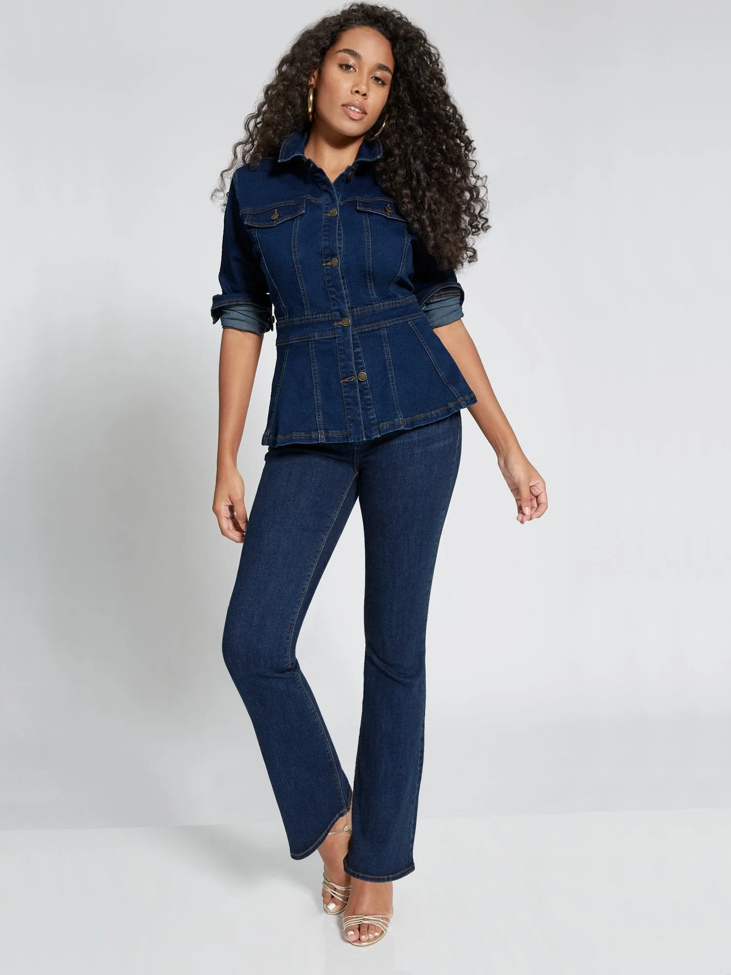 Petite Essential Mid Rise Bootcut Jeans