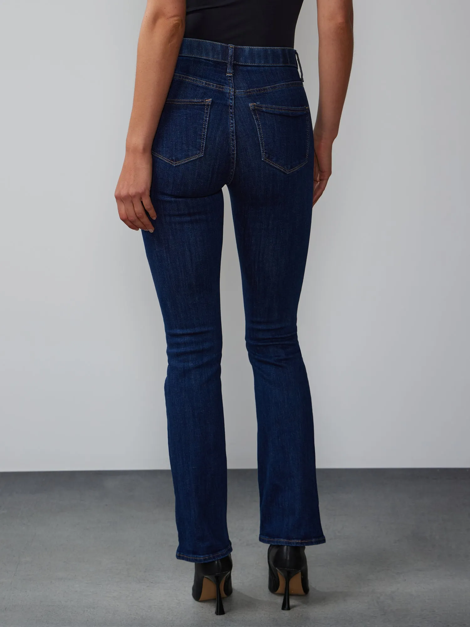 Petite Essential Mid Rise Bootcut Jeans