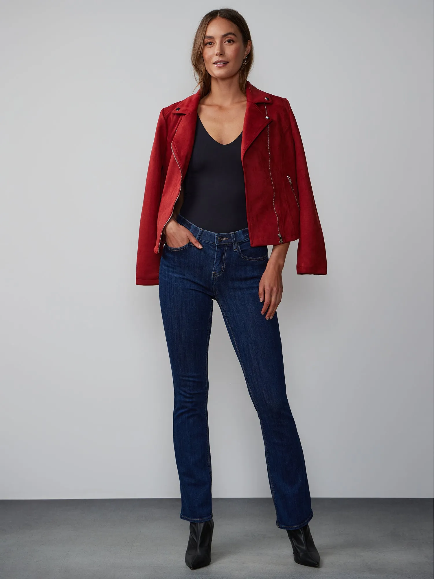 Petite Essential Mid Rise Bootcut Jeans