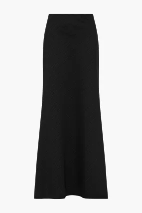 PINSTRIPE MAXI SKIRT