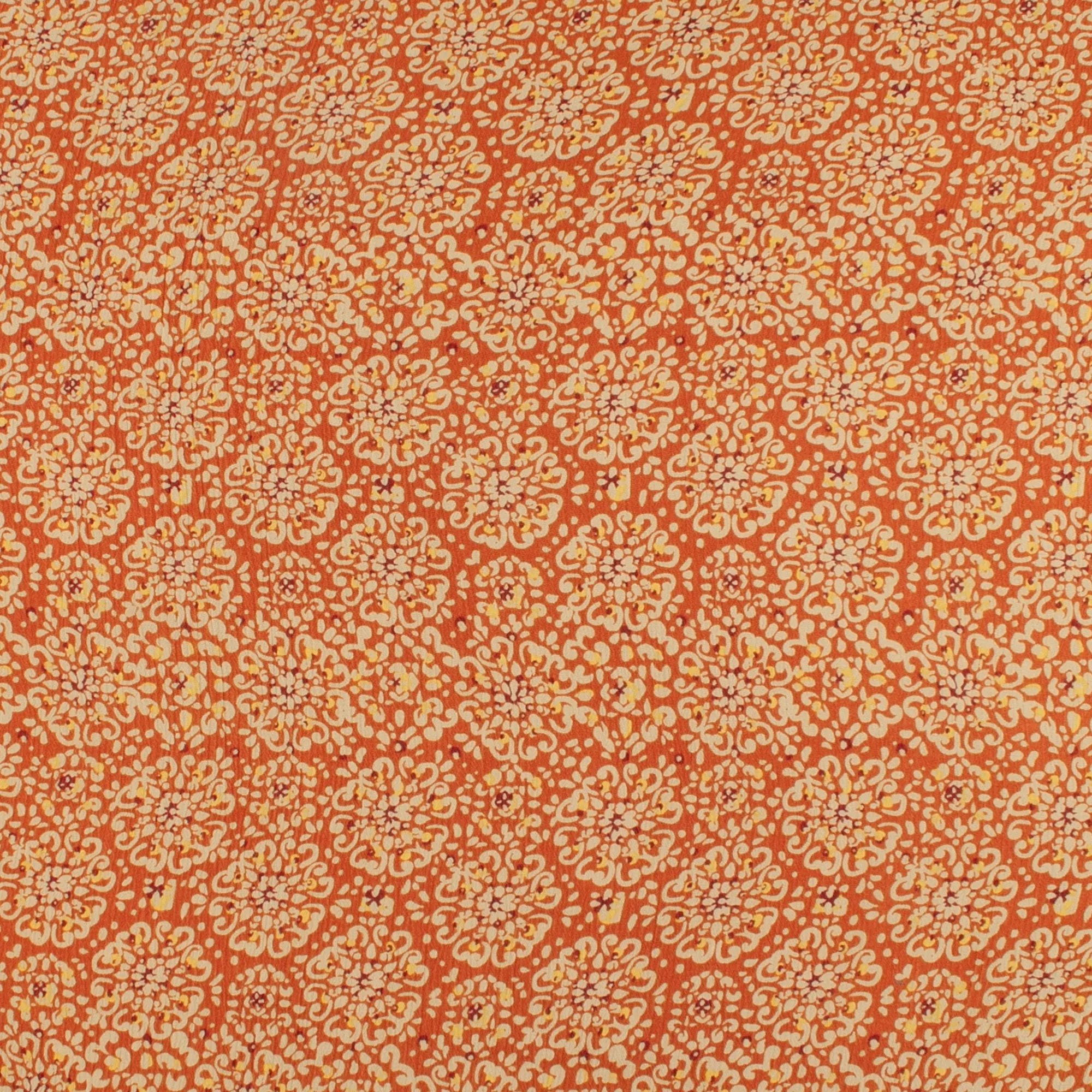 Printed Crinkled Yoryu - DELILAH - 003 - Rust