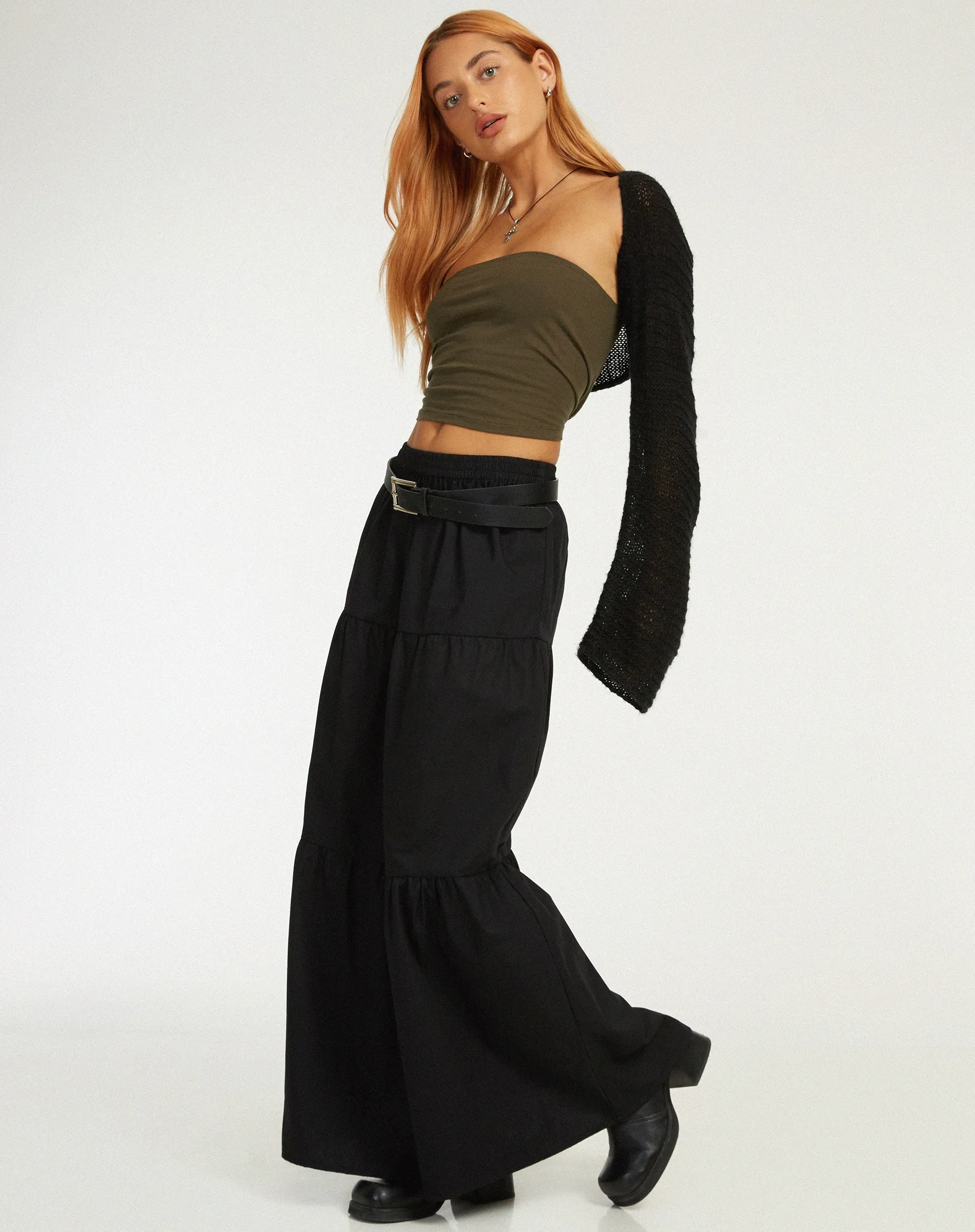 Remax Maxi Skirt in Black