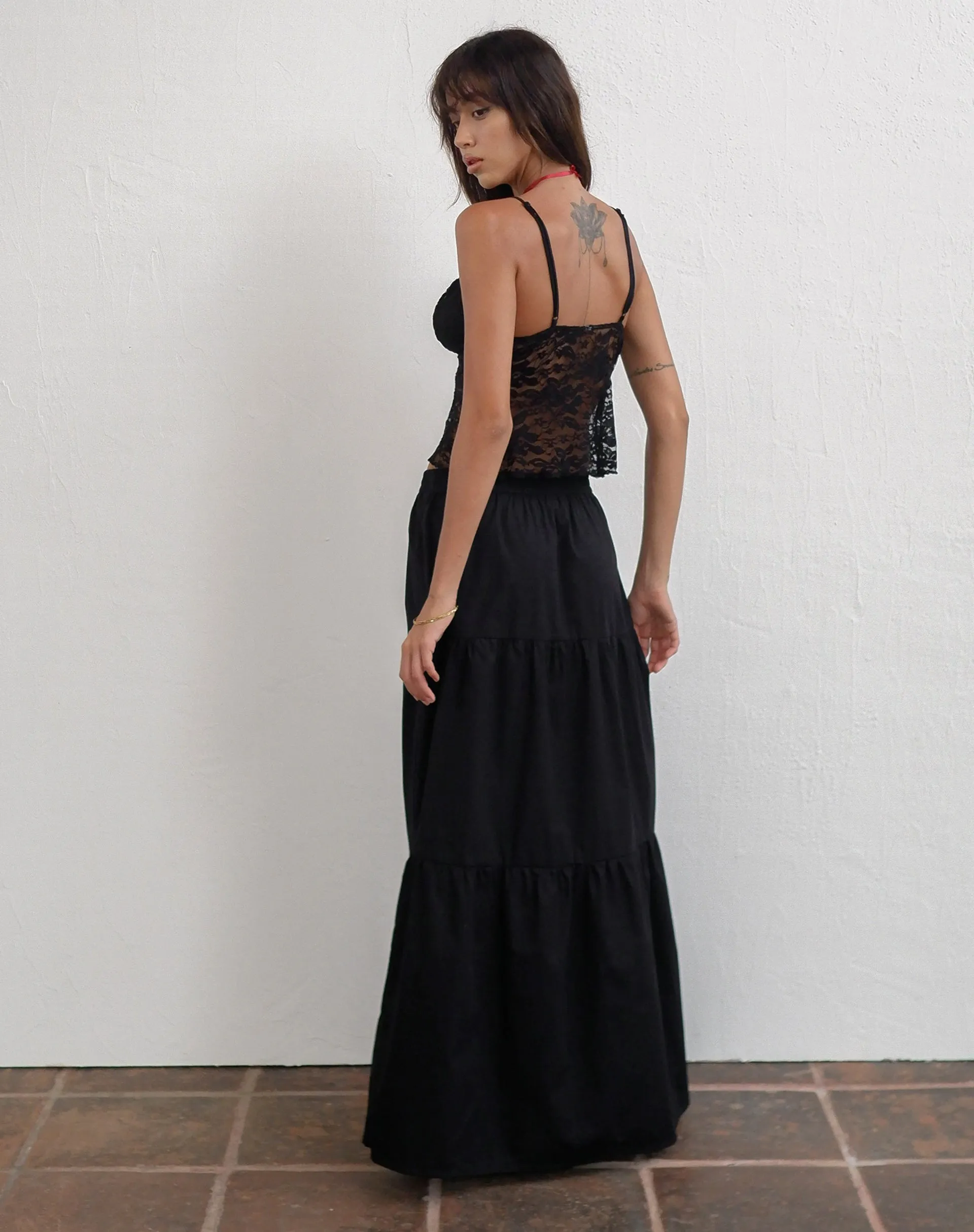 Remax Maxi Skirt in Black