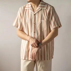 Retro Jacquard Striped Shirts - Vintage Style Holiday Aloha Camp Shirt