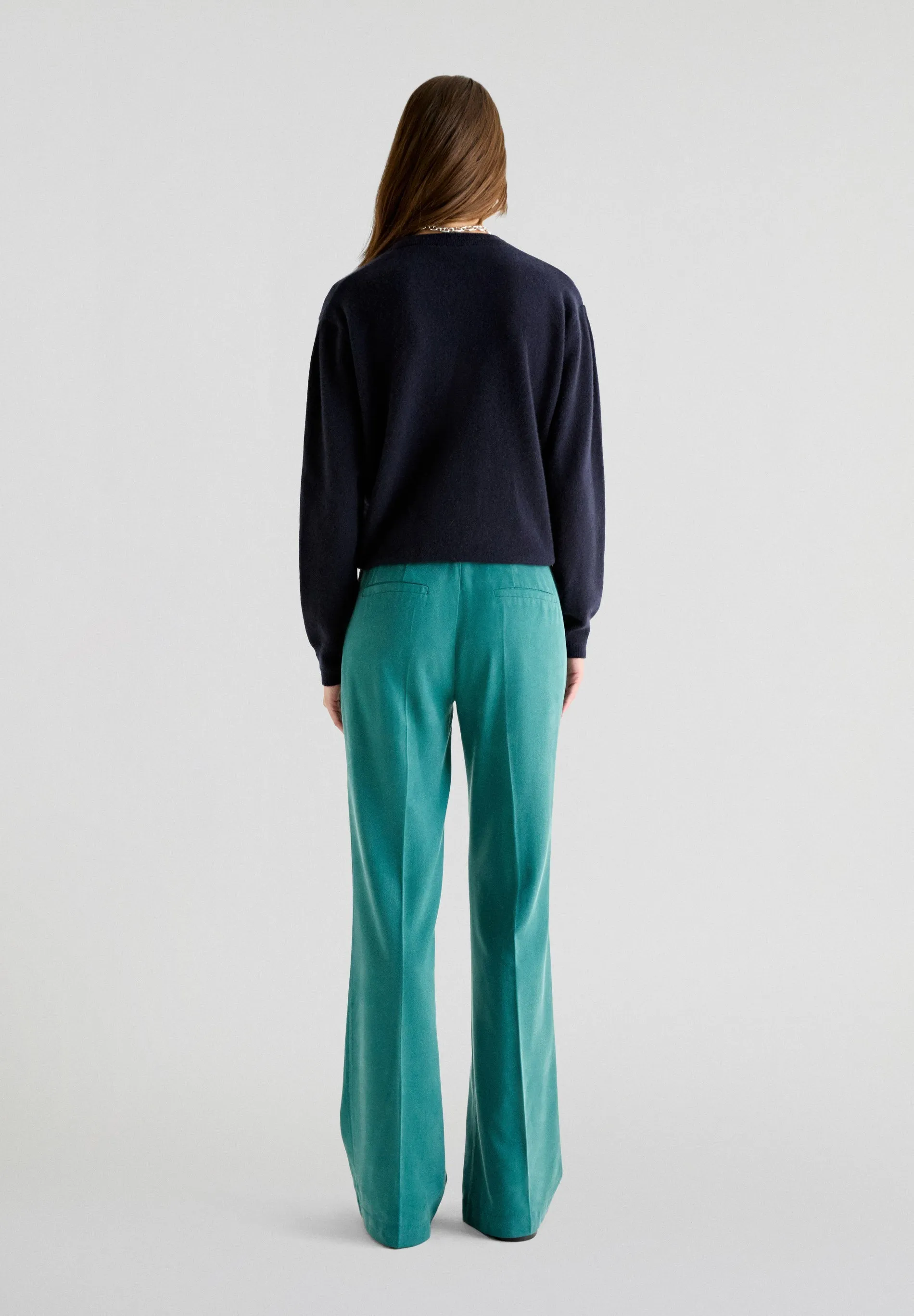 SOFT FLARED TROUSERS