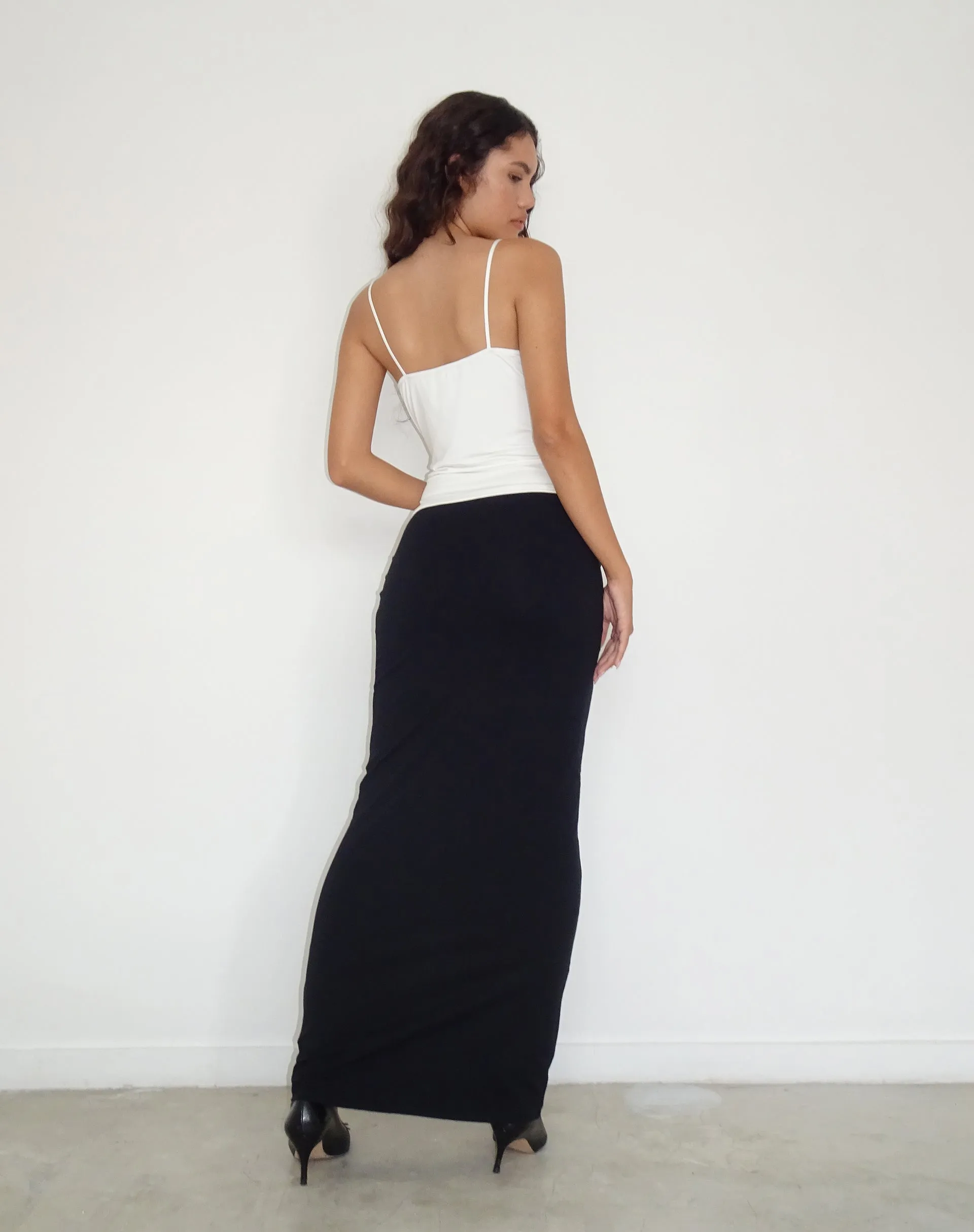 Tsuna Maxi Skirt in Black