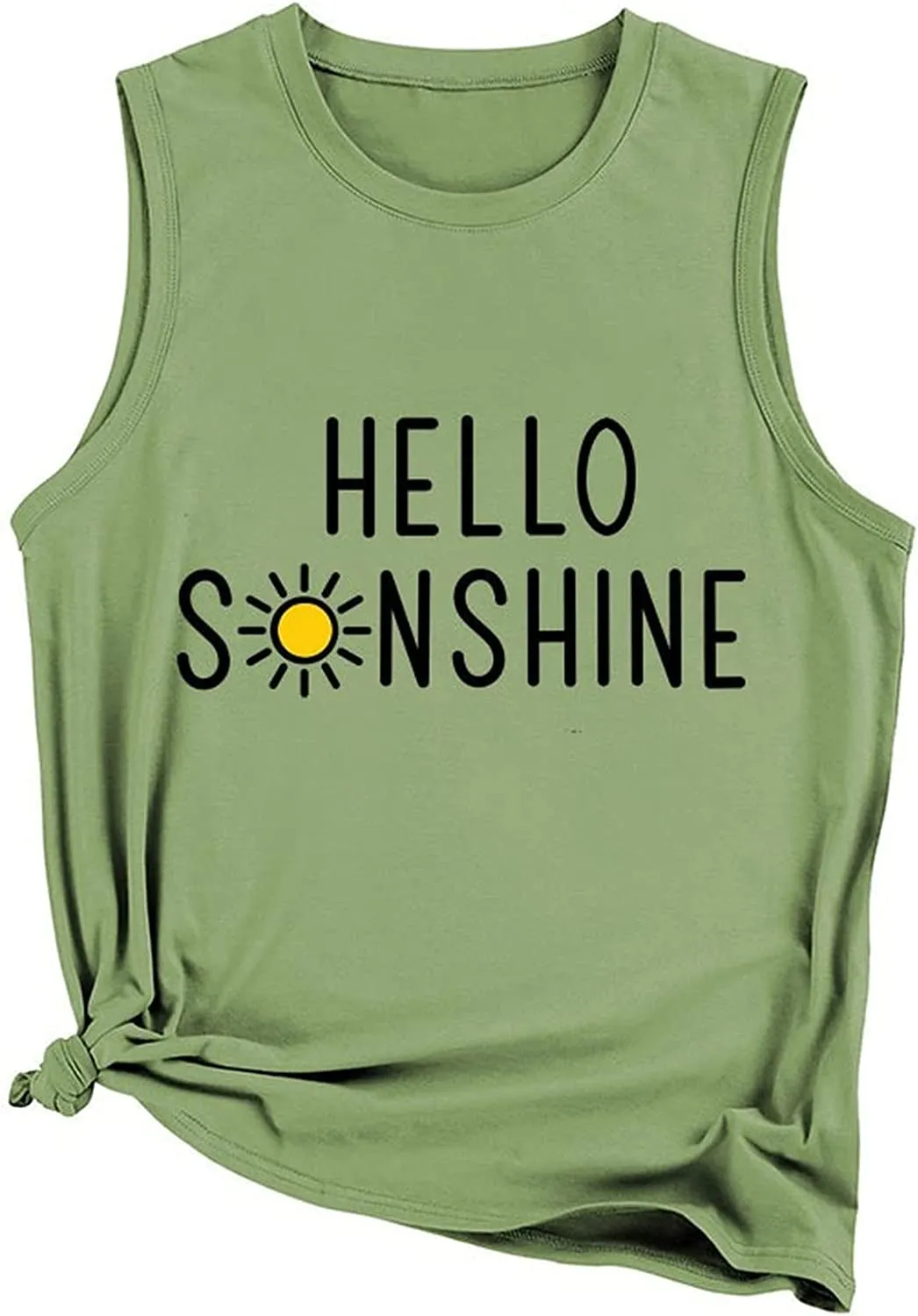 Women Hello Sunshine Vacation Beach Tank Tops