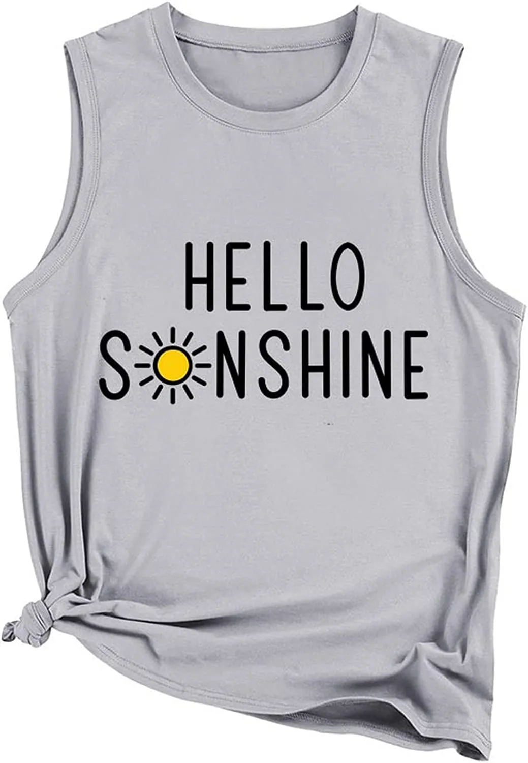 Women Hello Sunshine Vacation Beach Tank Tops