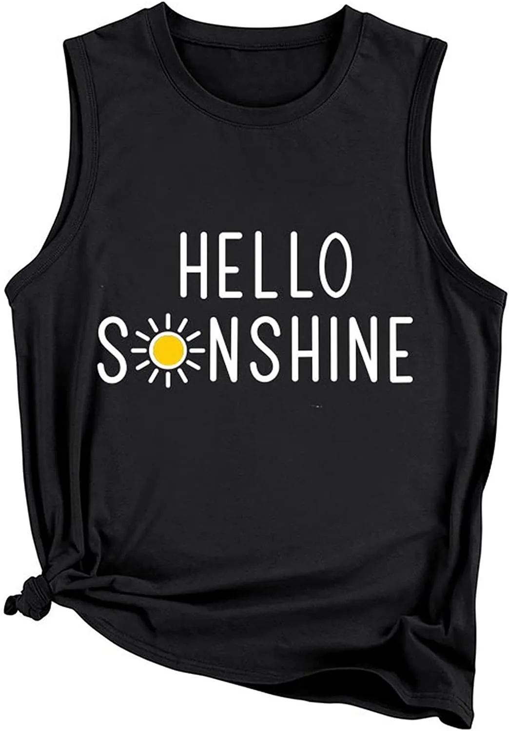 Women Hello Sunshine Vacation Beach Tank Tops