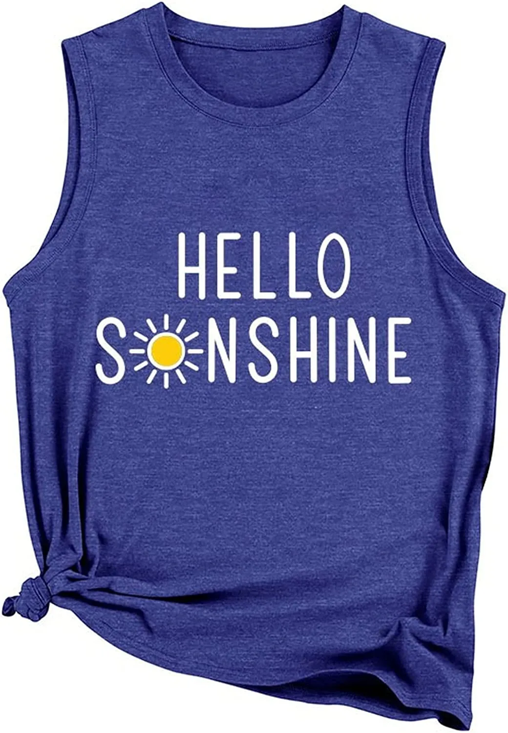 Women Hello Sunshine Vacation Beach Tank Tops