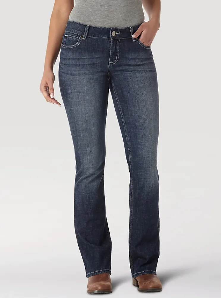 WRANGLER WOMENS BOOTCUT JEAN IN DO WASH STYLE 09MWZDO